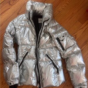 SAM. Metallic Silver Jacket